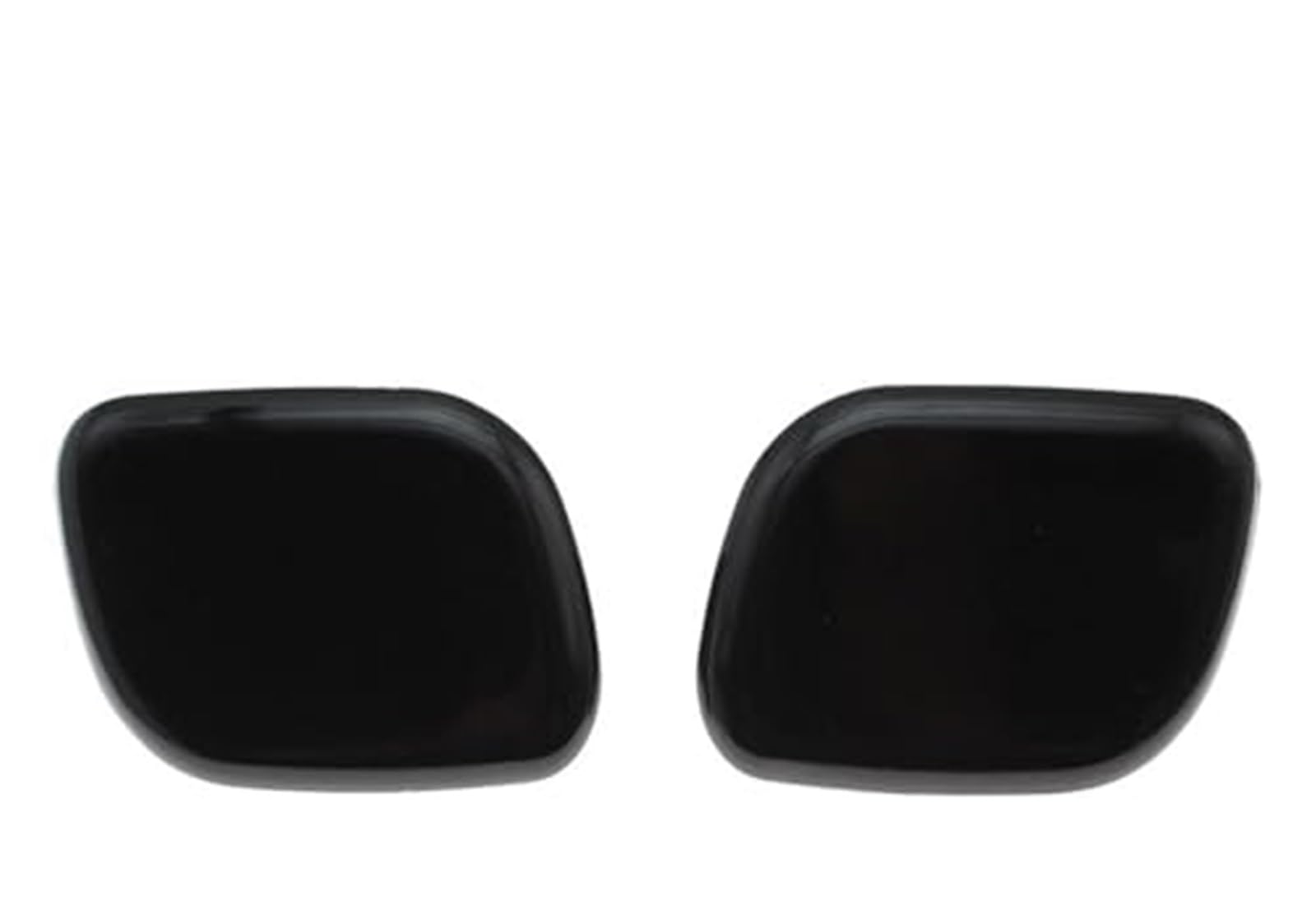 Pizgear Frontstoßstangen-Scheinwerferwascher-Deckelkappe, Scheinwerferwascher-Jet-Düsen-Sprühabdeckung, for Hyundai, Tucson TL 2015–2017 Kappe der Scheibenwaschdüse(Black Cap Set) von Pizgear