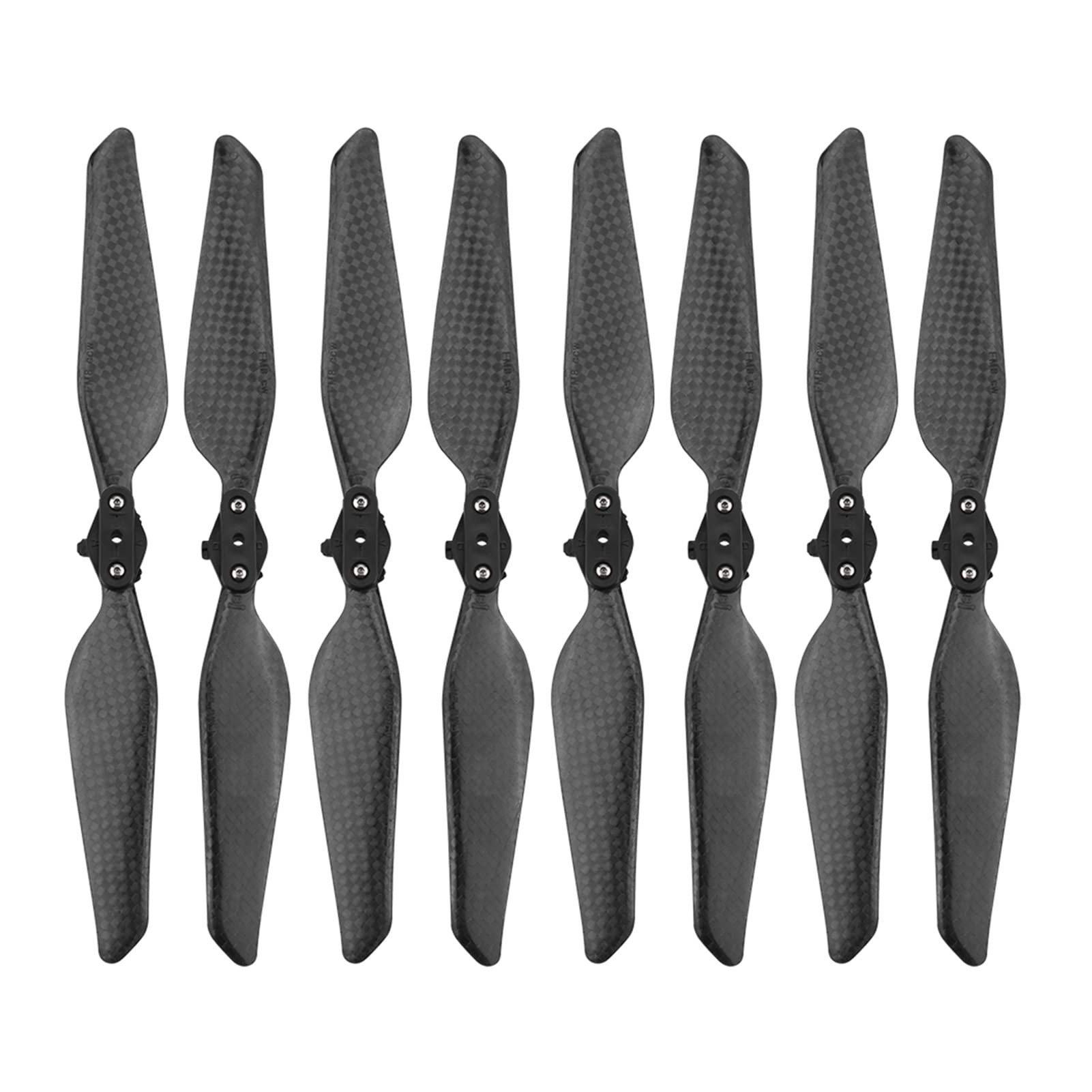 Pizgear Kohlefaser-Propeller, faltbar, Schnellspanner, geräuscharm, Ersatz-Requisiten, Ersatzklingenteile, CW CCW, for FIMI X8 SE 2020 Drohne leichte Drohnenpropeller(4 Pair) von Pizgear