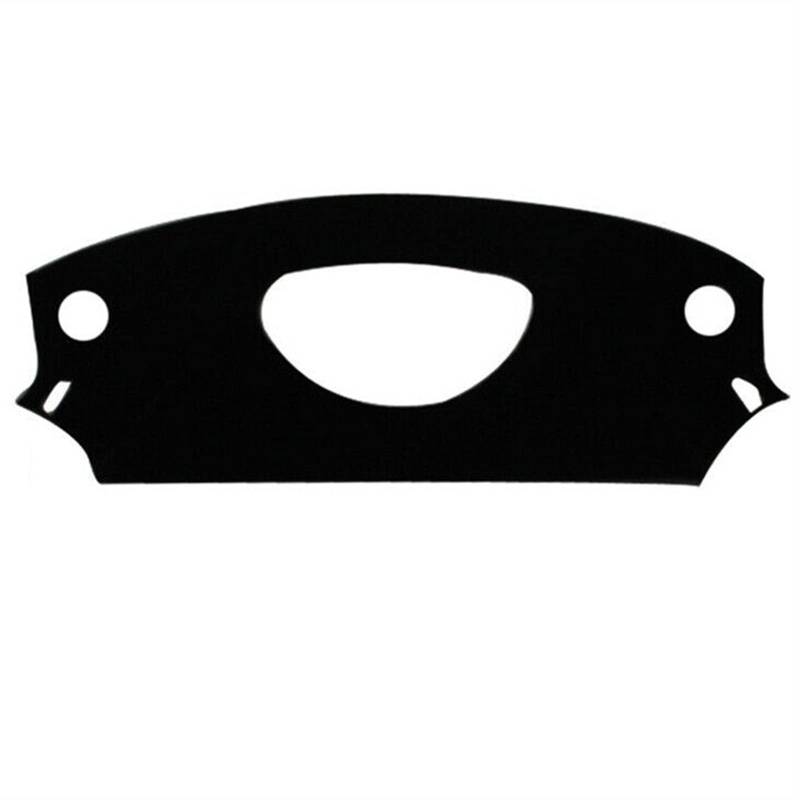 Pizgear LHD Armaturenbrett-Abdeckung, Matte, Armaturenbrett, Sonnenschutz, Instrumententeppich, Autozubehör, for Citroen, C4 C-Quatre 2004–2010 Auto-Armaturenbrettmatte(Black(Black Edge)) von Pizgear