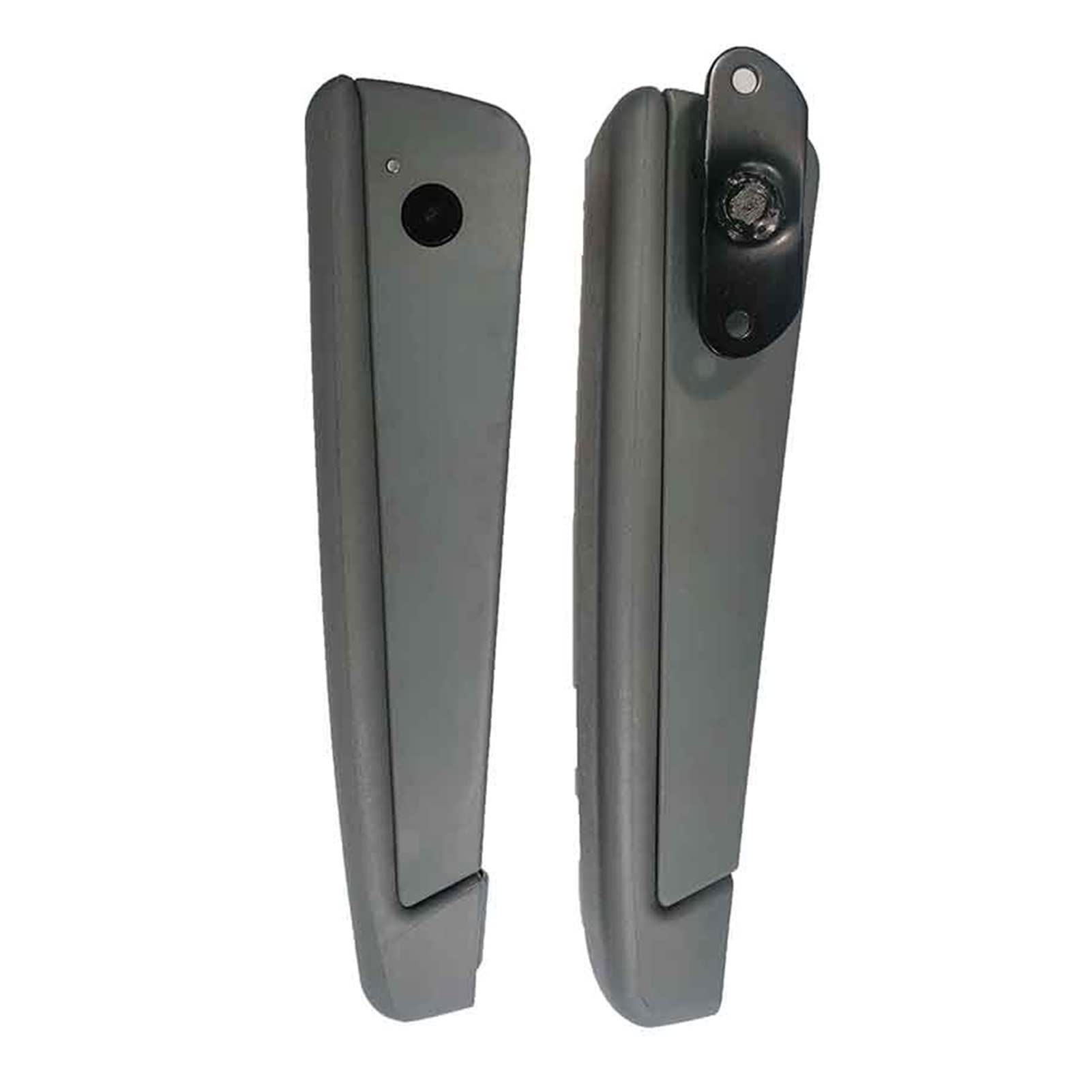 Pizgear Links/rechts verstellbare Auto-RV-Sitz-Armlehnen-Handhalterung, for Wohnmobil, Wohnmobil, Boot, LKW, Auto Aufbewahrungsbox für die Mittelkonsole des Autos(Grey(Pair)) von Pizgear