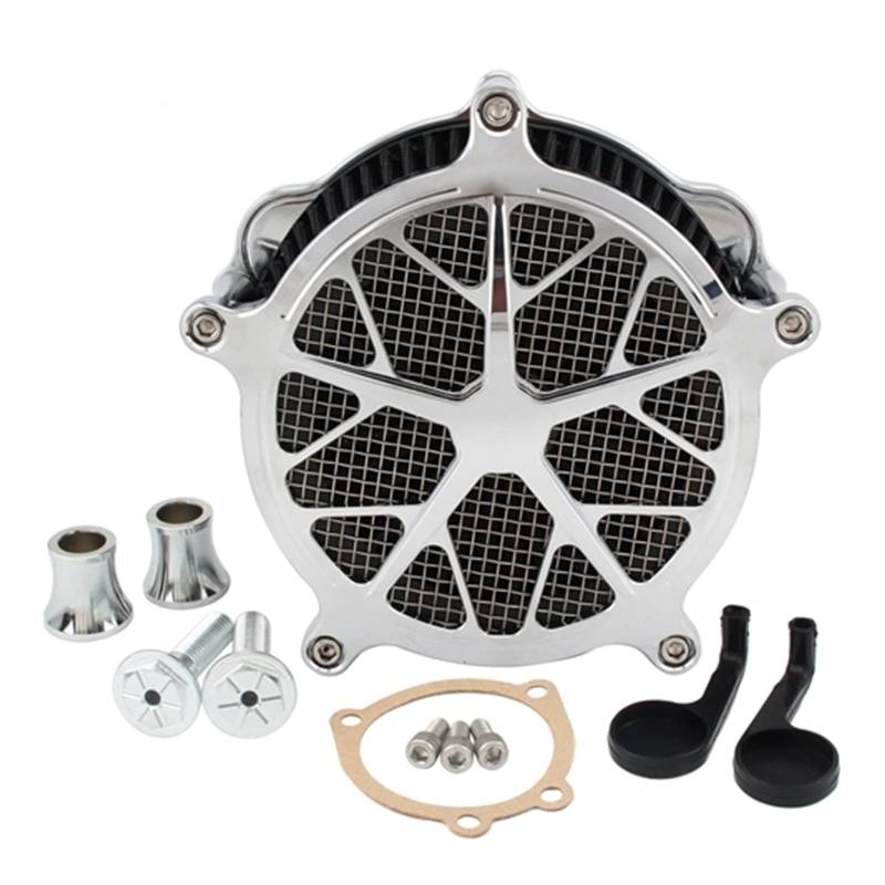 Pizgear Luftfilter Motorrad Venturi Intake Luftfilter Kit, for Harley, Sportster Iron 883 48 72 XL1200 XL883 1991-2019 Luftfilter Motorrad-Luftfilter(F) von Pizgear