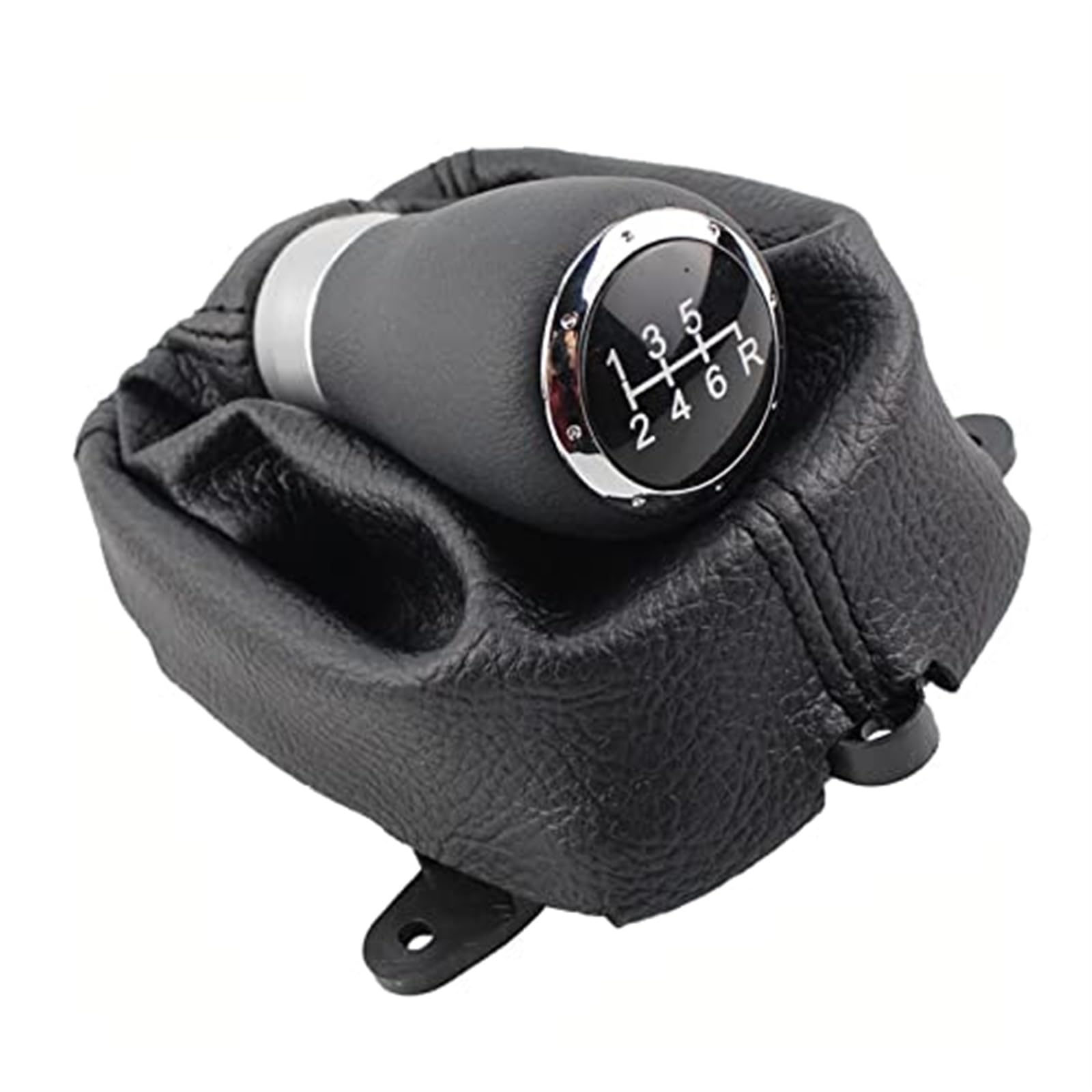 Pizgear Manueller Schalthebel, Auto-Schalthebelknauf, Schalthebelkopf, Handballhebel, for Accord, VIII 8 MK8 2008-2014, 5 6-Gang-Auto-Schalthebel Schaltknauf(Black 6 Speed) von Pizgear