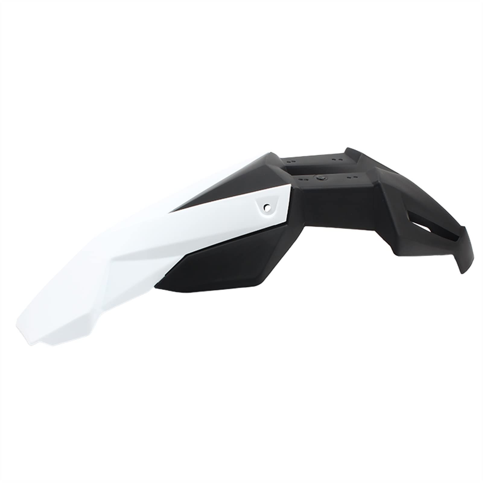 Pizgear Motorrad Universal Kotflügel vorne Kotflügel, for KLX DRZ CR YZF CRF DT RMX Off Road Dirt Pit Bike MX Motocross Vorderes Schutzblech für Motorräder(Black White) von Pizgear