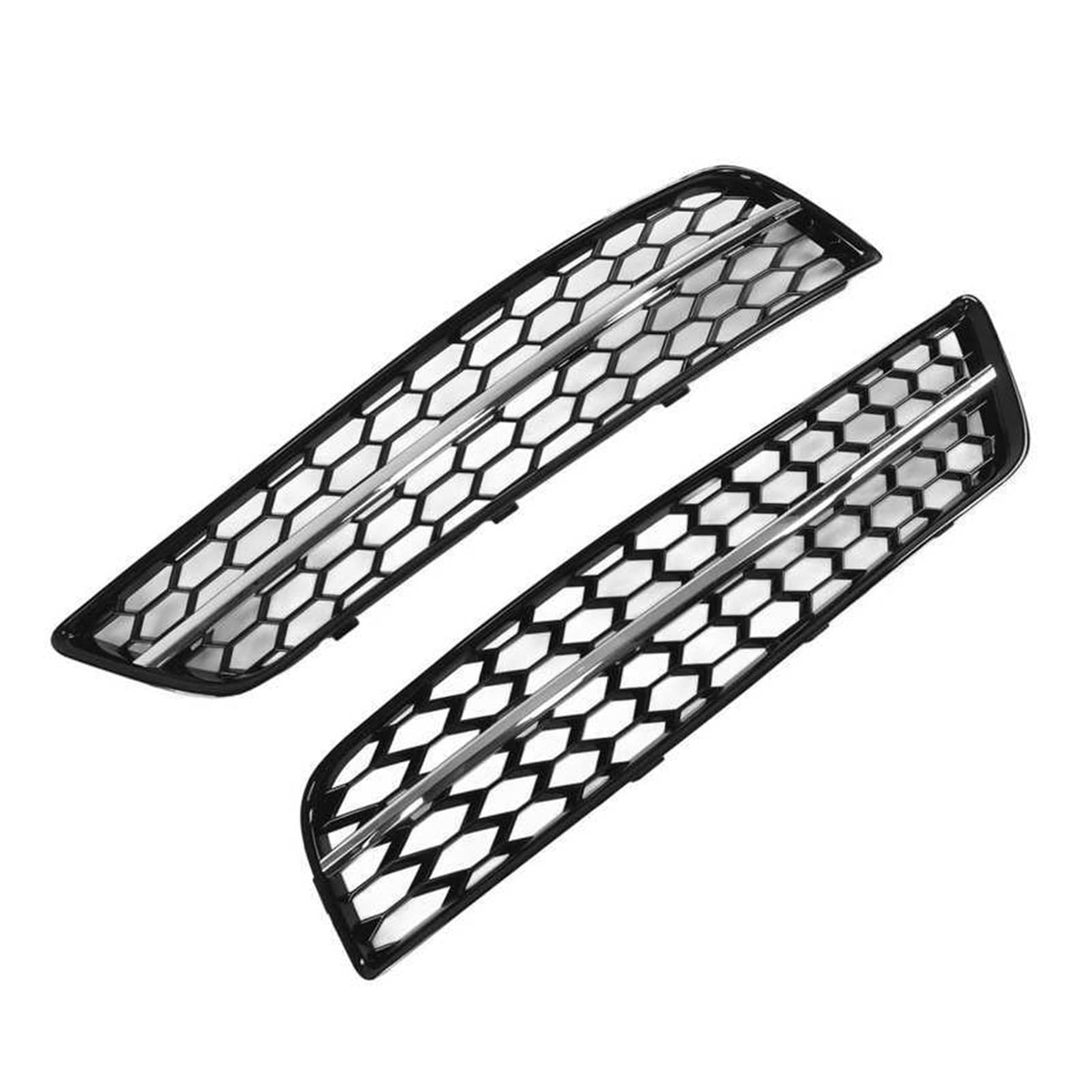 Pizgear Nebelscheinwerfer-Kühlergrill-Abdeckung, Verkleidung, Ersatz for Auto-Außenzubehör, for Audi, for A3 8P 2009 2010 2011 2012 2013, 8P0807682J Abdeckung für Nebelscheinwerfergrill für Autostoßst von Pizgear