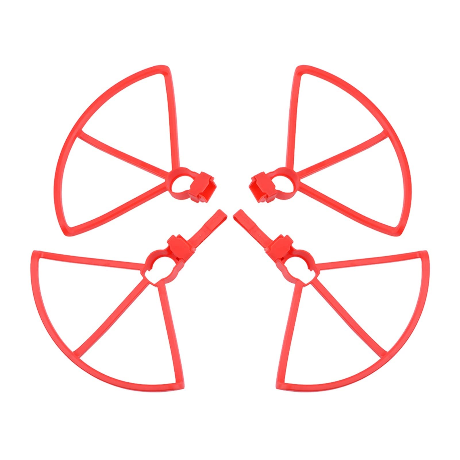 Pizgear Propeller Requisiten Blade Quadcopter Zubehör Propellerschutz Schutzhülle, for Hubsan Zino H117s leichte Drohnenpropeller(Red-Guard) von Pizgear