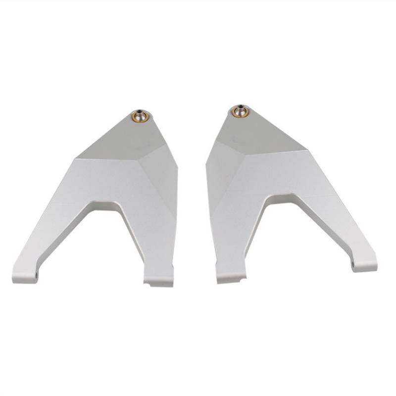 Pizgear Querlenker vorne und hinten RC-Auto Legierung Metall OP Schwinge Traktionsstange 1/7, for Traxxas, UDR Propellermotorarme(Front Lower arm 2PCS) von Pizgear