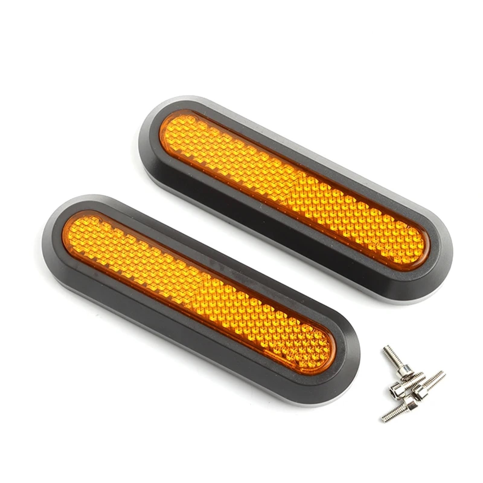 Pizgear Reflektierende Schutzschale, for Xiaomi, Mi Electric Scooter M365/ PRO/1S /Essential Scooter, Teile for die hintere Sicherheitsradnabenabdeckung Leichte reflektierende Schale(Yellow Sets) von Pizgear