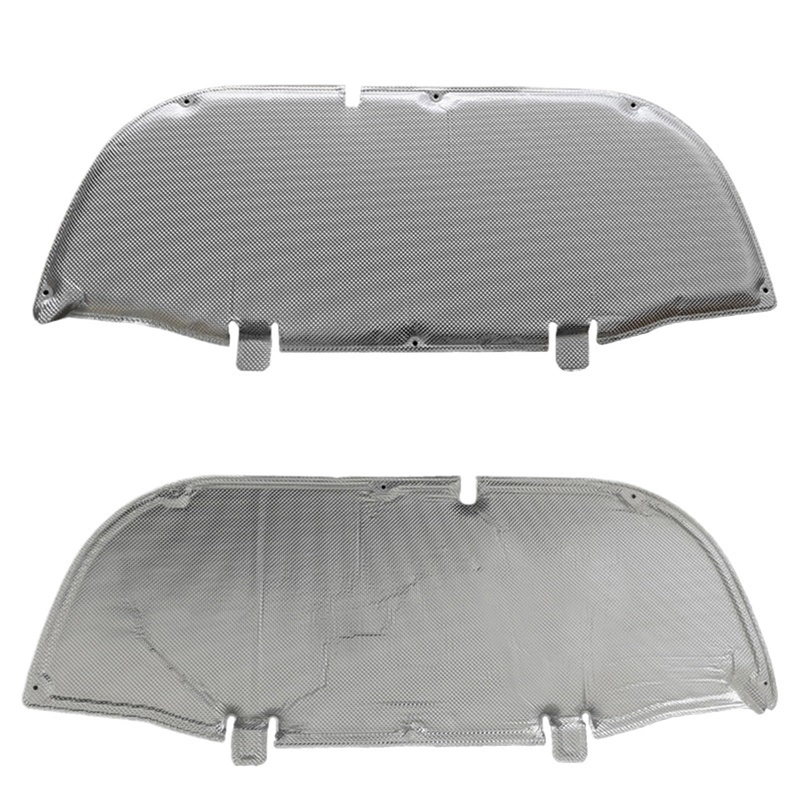 Pizgear Schallwärmedämmendes Wattepad for die vordere Motorhaube, for Toyota, for Corolla, Cross 2020–2022, Mattenabdeckung aus Aluminiumfolie/Schaumstoff Schalldämmende Matte(Aluminum Foil) von Pizgear