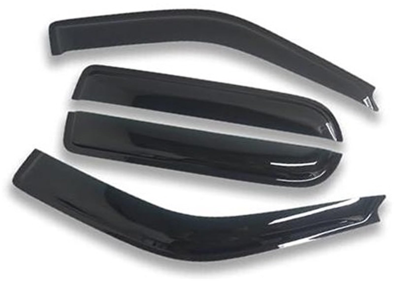 Pizgear Seitenfensterabweiser, for CRV, for CR-V 1996 1997 1998 1999 2000 2001, Schwarze Fensterblende, Sonnen- und Regenabweiser Auto Windabweiser Abdeckung von Pizgear