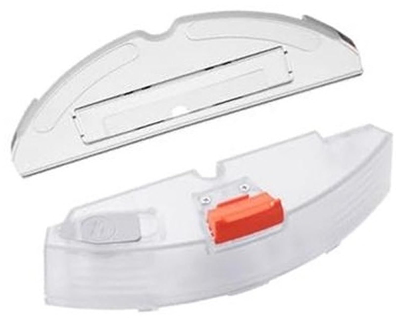 Pizgear Staubsauger Elektrisch gesteuerter Wassertank Mopps Tuchhalterung Staubbox Ersatzteile, for Roborock, S7 Staubsauger-Sammelbehälter(White Left Right Wheel) von Pizgear