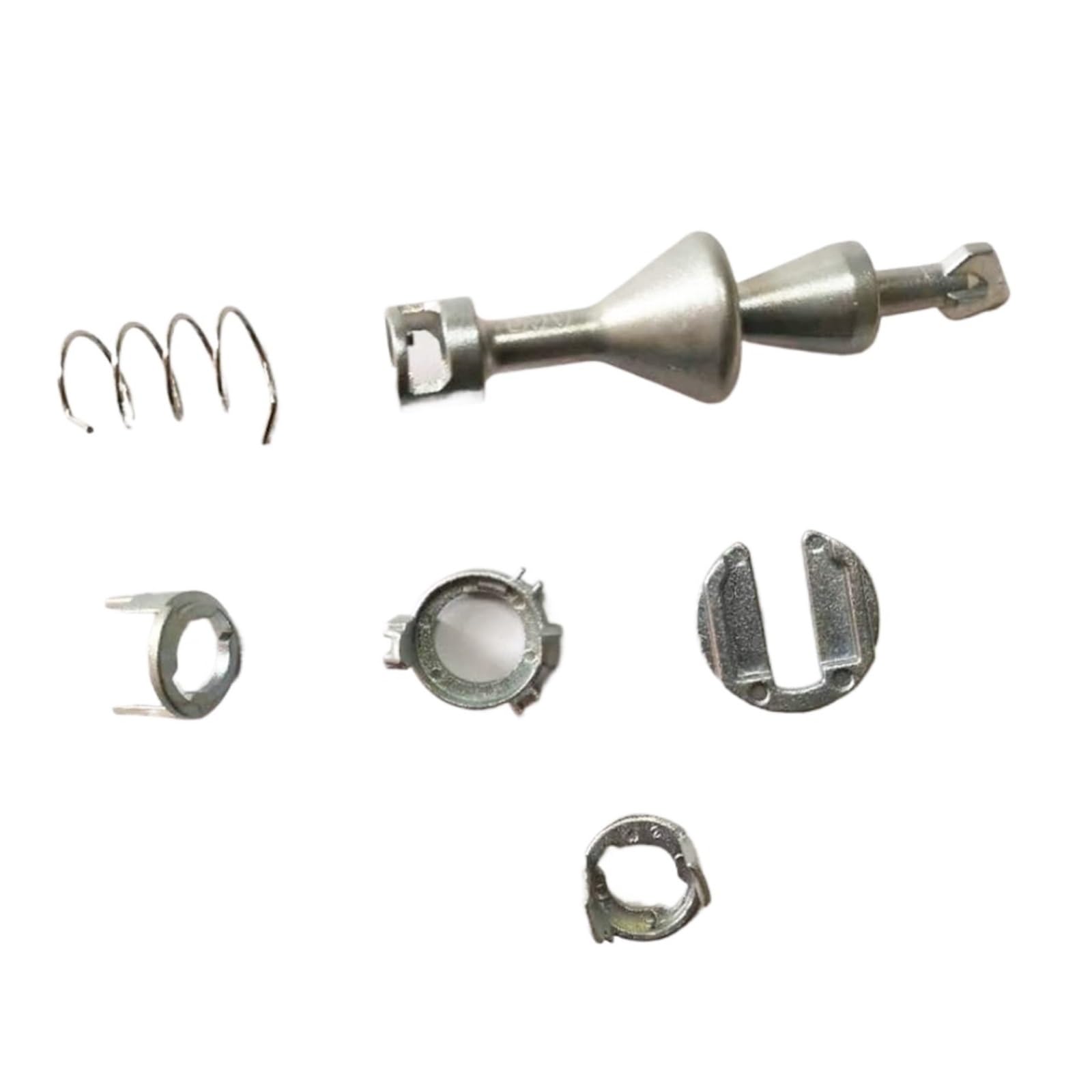 Pizgear Türschlosszylinder vorne Links rechts, 7-teiliges Reparaturset, for, E90, E91, E92, E93, 3er-Serie Kfz-Türschloss von Pizgear