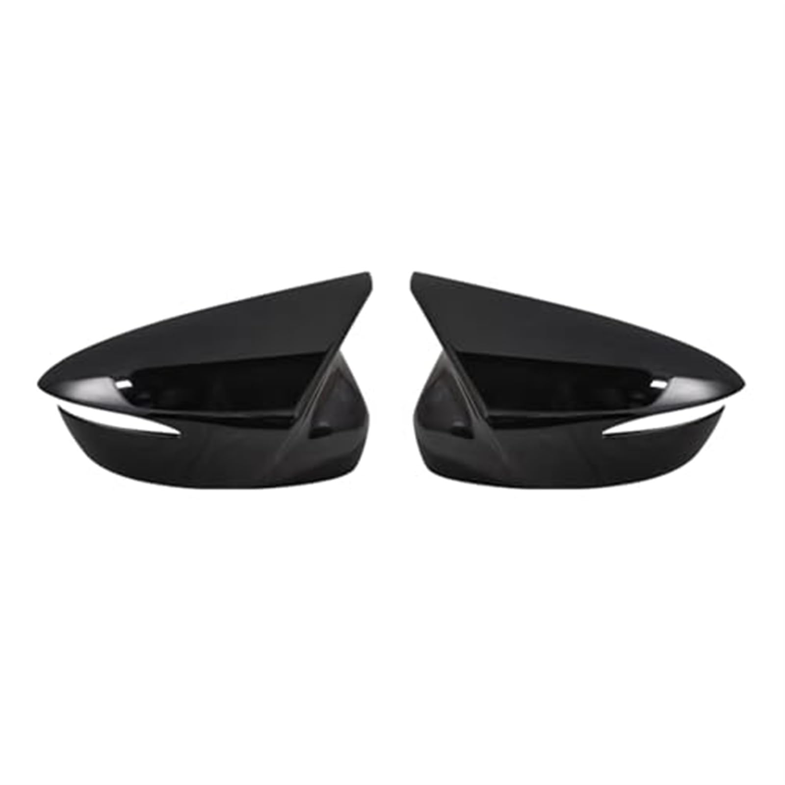 Pizgear Zierleiste for Autotür-Rückspiegel, for Mazda, CX-5 2015 2016, for CX-4 CX-3 2016 2017 2018, Außenspiegel-Ersatzteile Seitenspiegelkappen(BRIGHT BLACK) von Pizgear