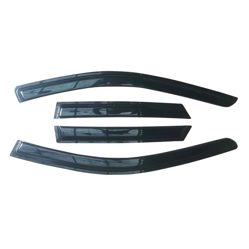 Pizgear for Audi, A3 8P 8V 2004-2019 Auto-Seitenfenster-Windabweiser, Visiere, schwarzer Regenschutz, Fensterlüftungsblenden, dunkler Rauch, Ventvisor Windabweiser-Set(A3 8V Hatch Sport) von Pizgear