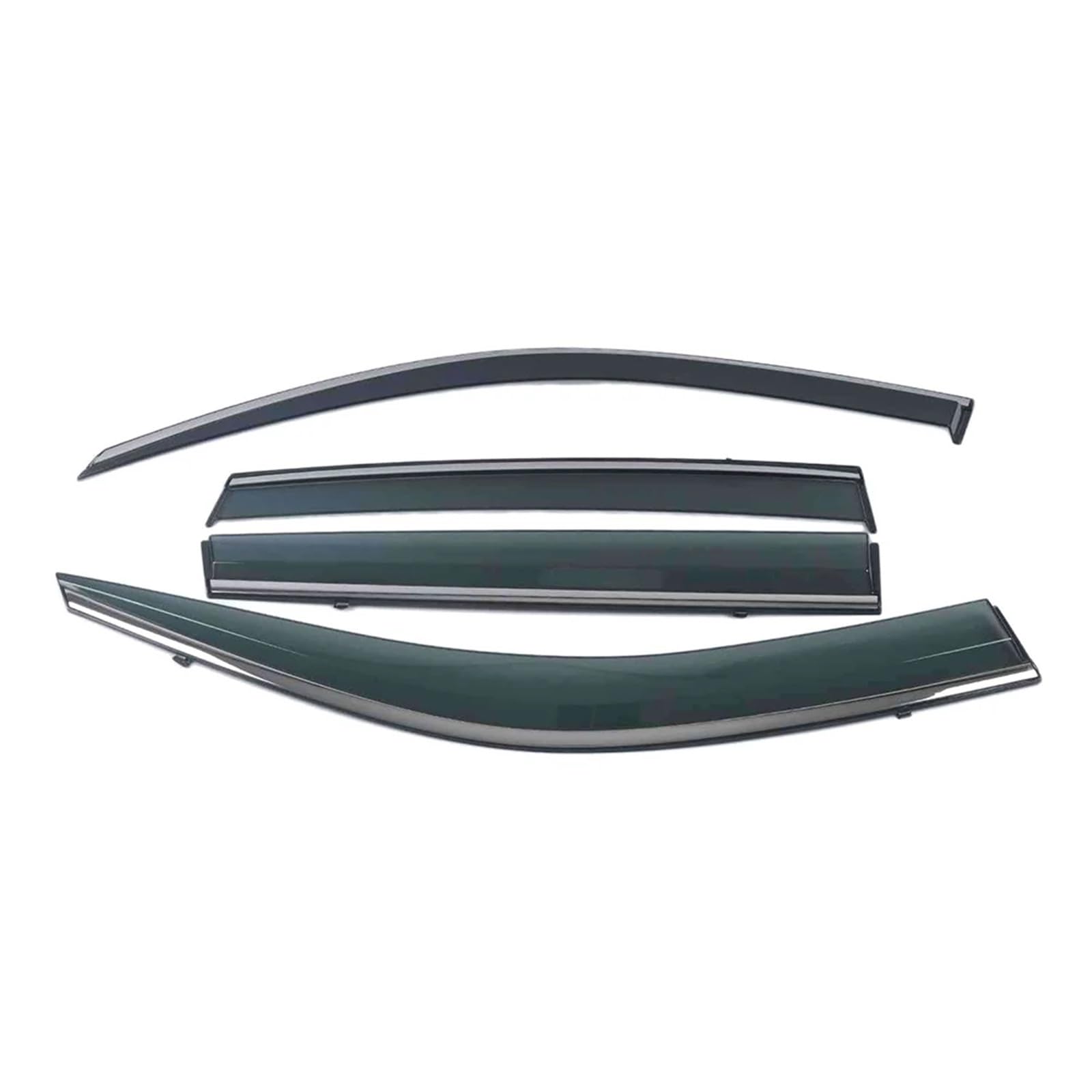 Pizgear for Changan, CS15 2016-2023 Autofenster Sonnenschutz Regenschutz Visiere Schild Markisen Schutz Schutzabdeckung Zierrahmen Aufkleber Windabweiser-Set(for CS15 2016-2018) von Pizgear