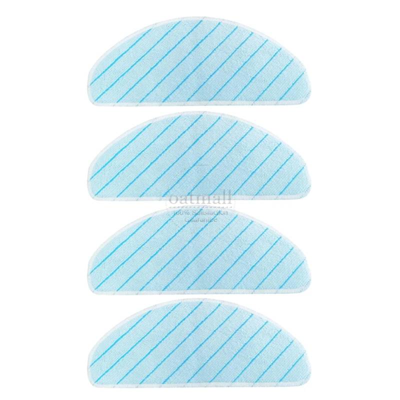 Pizgear for Ecovacs Deebot T9 AIVI / T9 AIVI+ Zubehör Ersatzteile Staubsauger Ersatzbürste Filter Mopp Tuch Verbrauchsmaterialien Zubehörset für Roboterstaubsauger(4PCS Cloth) von Pizgear