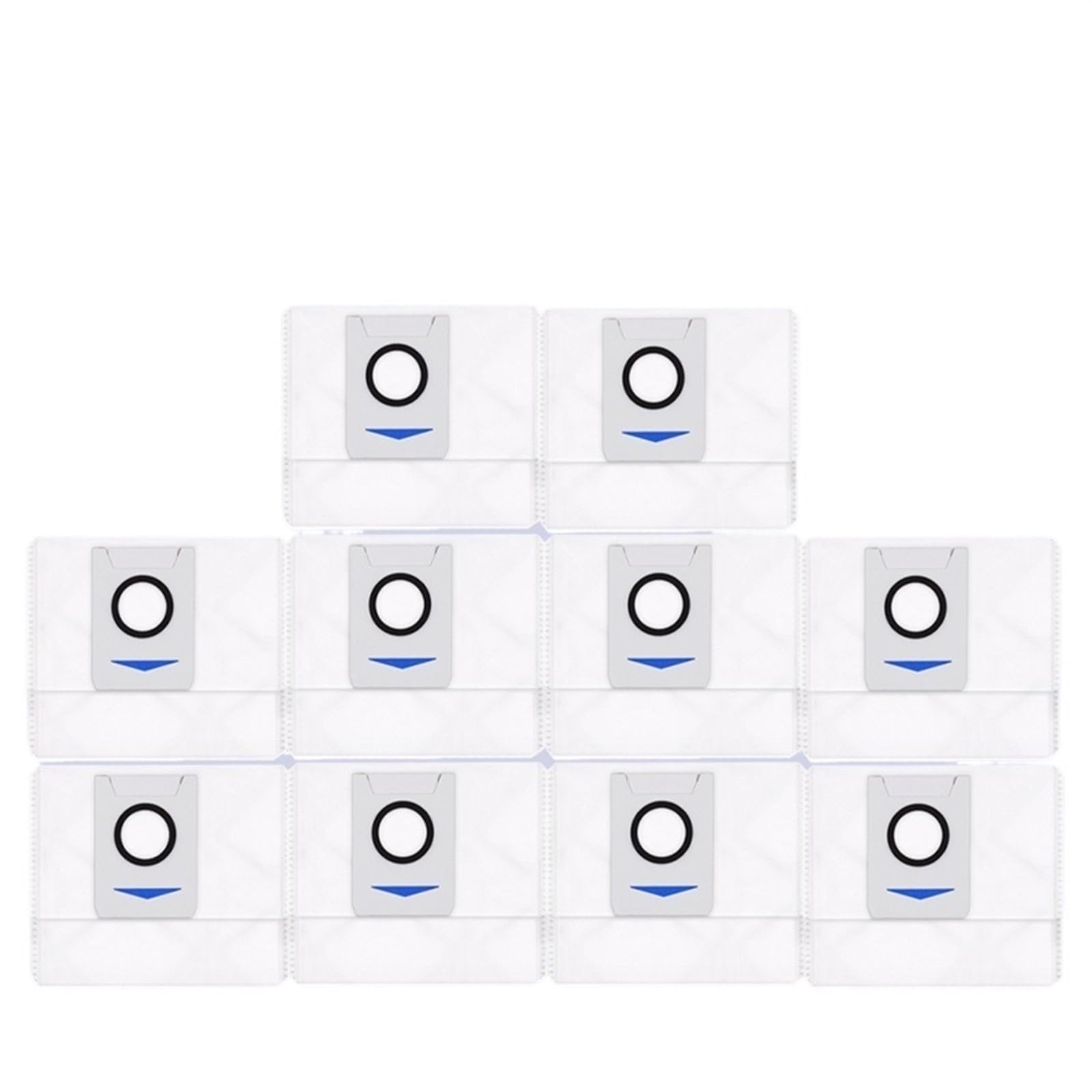 Pizgear for Ecovacs Deebot X1 Omni / T10 Omni Zubehör Roboter Staubsauger Teile Staubbeutel Hepa-Filter Wichtigsten Seite Pinsel mopp Mülleimer Zubehörset für Roboterstaubsauger(10PCS) von Pizgear