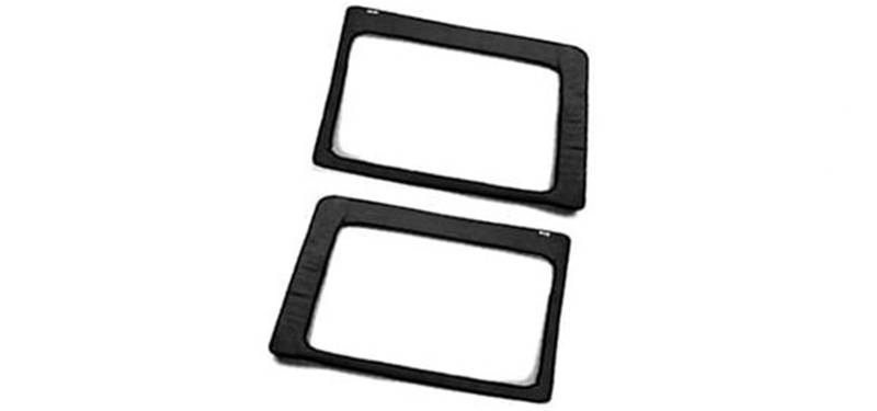 Pizgear for Jeep, for Wrangler JK 2012-2017 Autodach Hardtop Wärmedämmung Baumwolle Schall Wärmedämmung Pad Innenausstattung Wärmedämmmatte(Black 4 Door Rear Window Black) von Pizgear