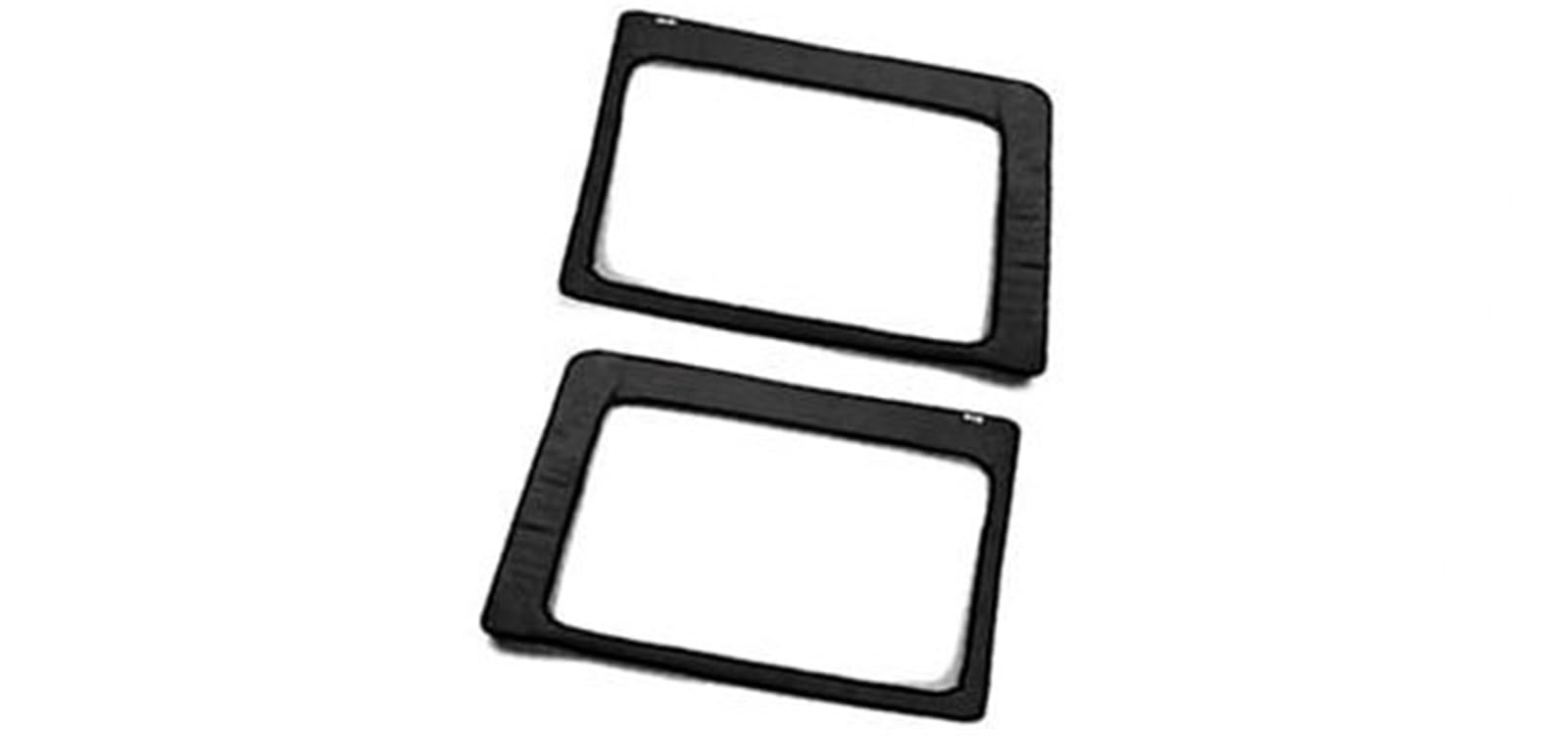 Pizgear for Jeep, for Wrangler JK 2012-2017 Autodach Hardtop Wärmedämmung Baumwolle Schall Wärmedämmung Pad Innenausstattung Wärmedämmmatte(Black 4 Door Rear Window Black) von Pizgear