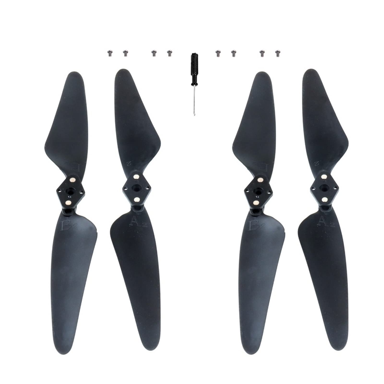 Pizgear for KF101 MAX/Visuo K3 Luft Vier-achsen Flugzeuge Zubehör Fernbedienung Drone CW CCW Schaufel Erhöhte Stativ Propeller Kamera Rahmen leichte Drohnenpropeller(1) von Pizgear