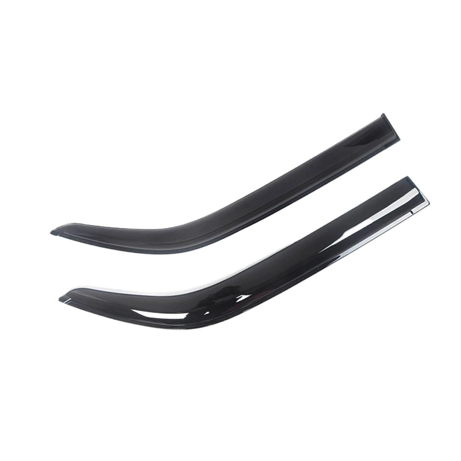 Pizgear for Mercedes-Benz, for Dodge, Sprinter 1995-2023 Schwarz getönte Auto-Seitenfenster-Visier-Entlüftungsmarkisen-Unterstände Regenschutz-Tür-Ventilator Windabweiser-Set(for 2006-2018) von Pizgear