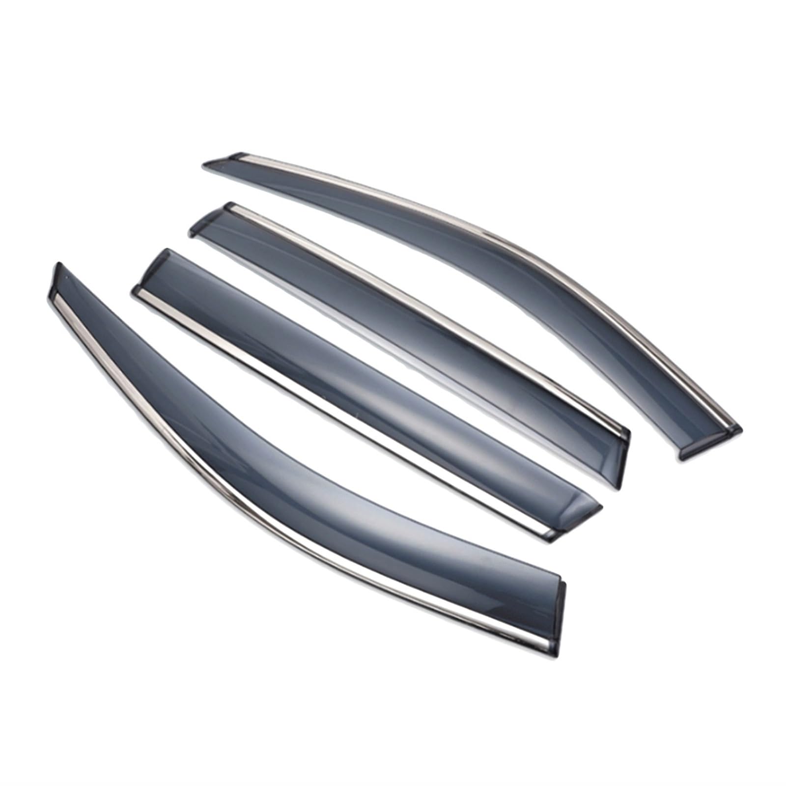 Pizgear for Nissan, for Livina L11 2013–2018, Kunststoff-Außenvisier, Lüftungsschirme, Fenster, Sonne, Regenschutz, Deflektor, 4 Stück Windabweiser-Set von Pizgear