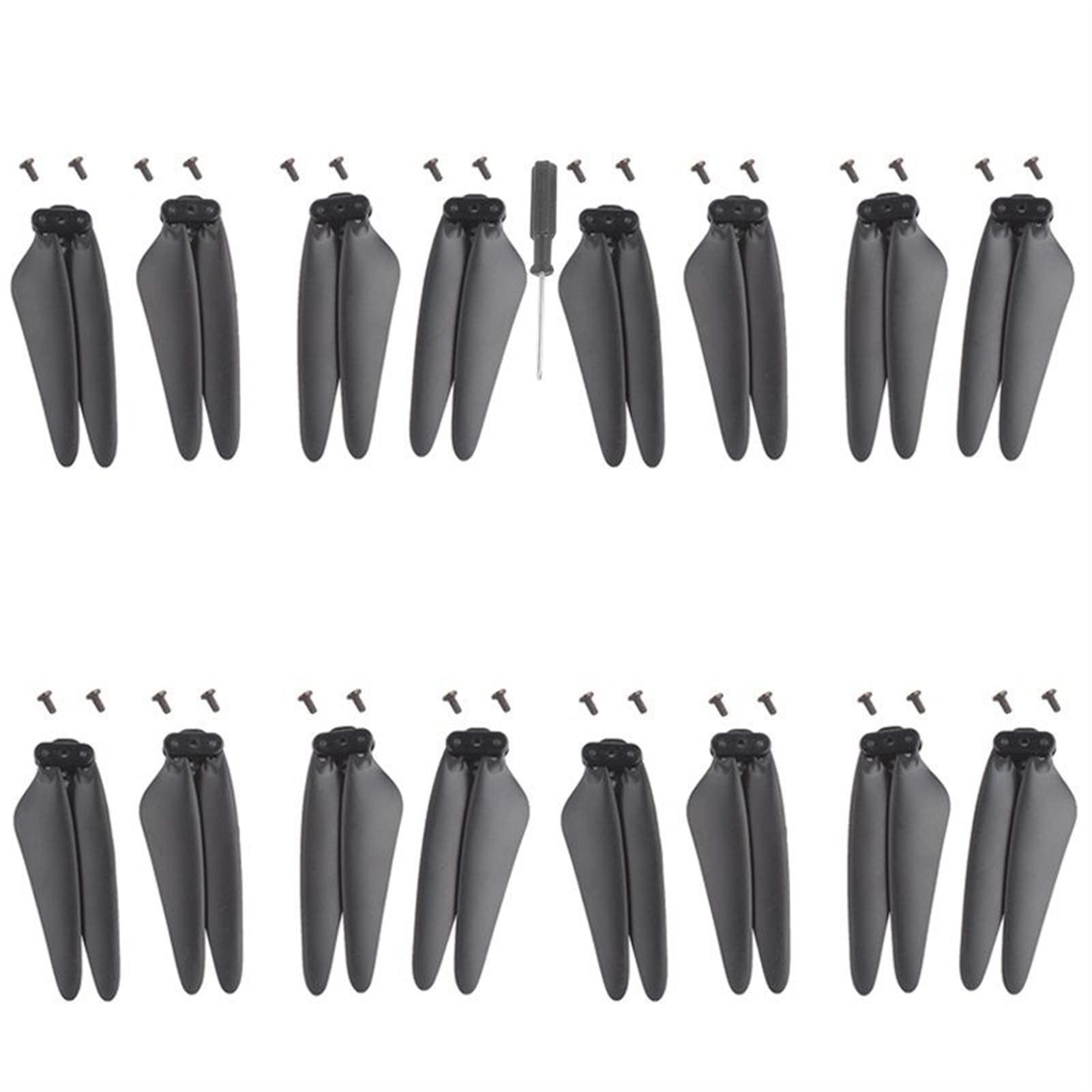 Pizgear for SG906/X193/X7 PRO Luft Vier-achsen Flugzeug Zubehör Fernbedienung Drone CW CCW Schaufel leichte Drohnenpropeller(16PCS) von Pizgear