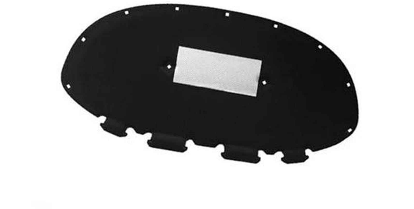 Pizgear for Skoda, for Rapid NH1 2 3 2012 2013 2014 2015 2016 2017 2018 2019 2020 2021 2022 Fronthaube Motor Schalldämmmatte Wärmedämmmatte(Black 1pcs Aluminum Foil) von Pizgear