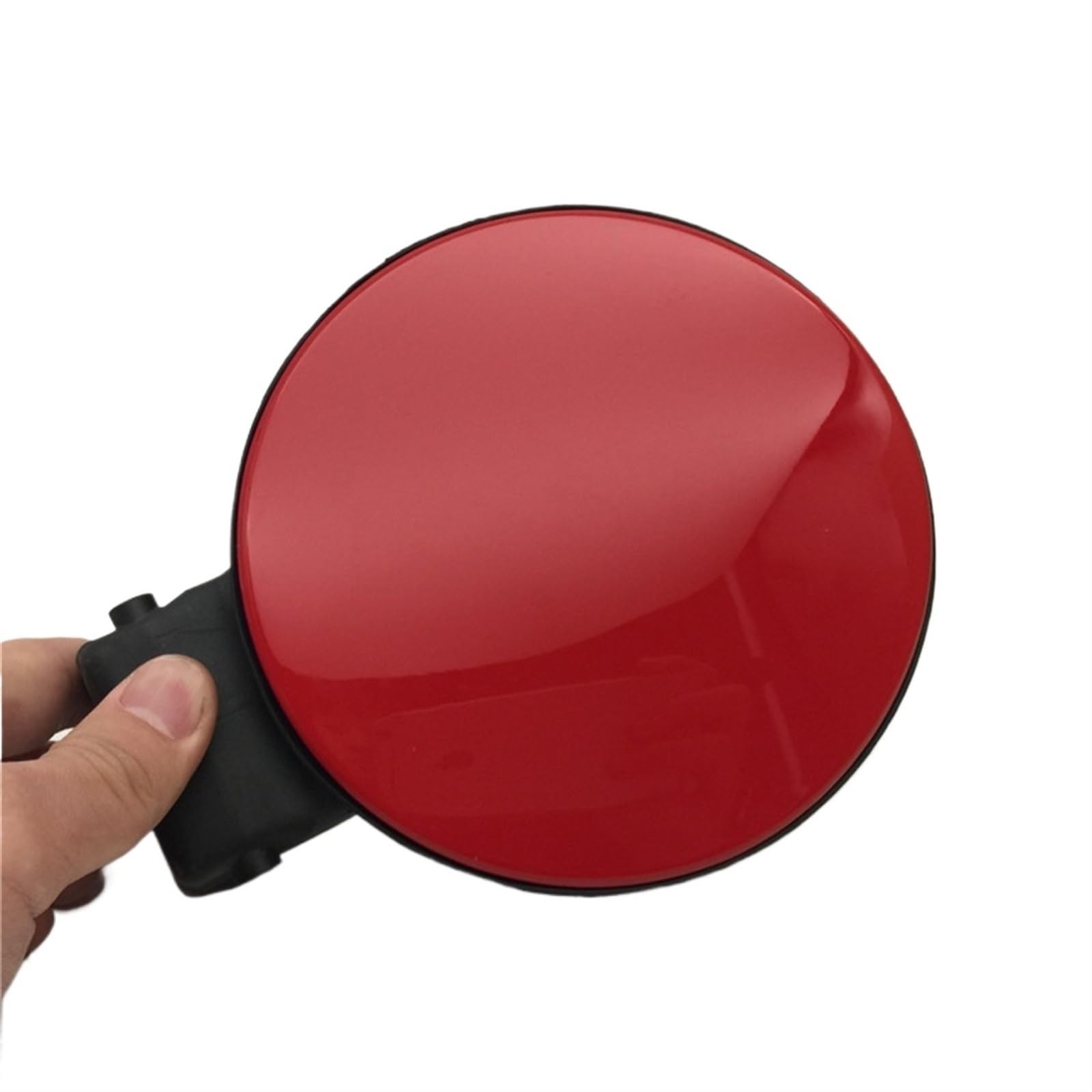 Pizgear for VW, for Polo 2011–2018, Kraftstofftankabdeckung, äußerer Tankdeckel, Öleinfüllklappe, Deckelabdeckungen, Schwarz, Weiß, Rot Tankdeckelabdeckung(Red) von Pizgear