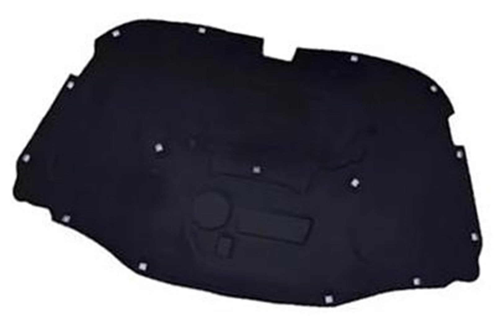 Pizgear for VW, for Touareg, 7L 2002-2010 Motorhauben-Isolierpolster Schalldichte Wärme-Baumwollpolster-Innenabdeckung Wärmedämmmatte für Autos(Black Style 1) von Pizgear