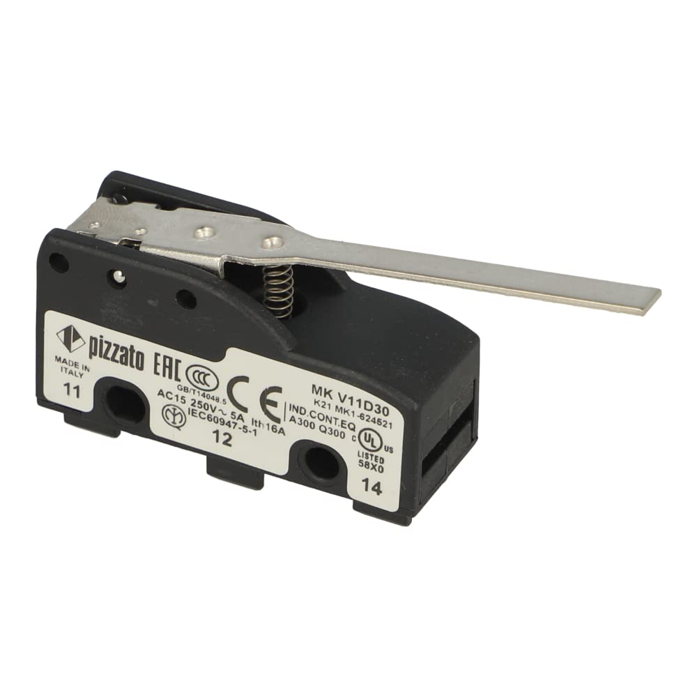 MK V11D30 | MKV11D30 | PIZZATO STANDARD MICROSWITCH WITH LEVER ACTUATOR 1 C/O CONTACT WITH SCREW TERMINALS von Pizzato