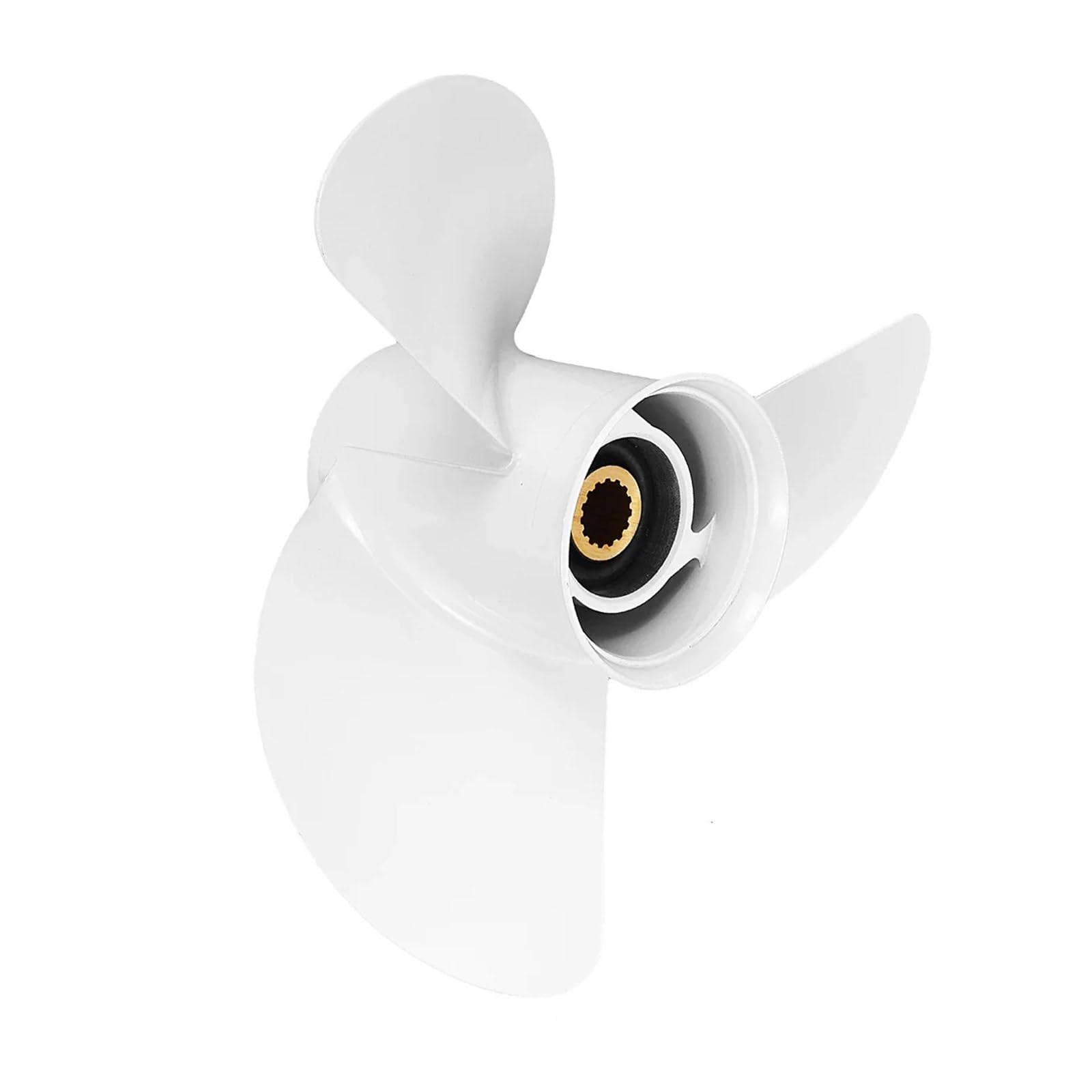 Pjeghbvop 15 Zähne Aluminium Propeller Ersatz 6E5-45945-01EL für 60HP-130HP 13 1/4 X17 Marine Propeller von Pjeghbvop