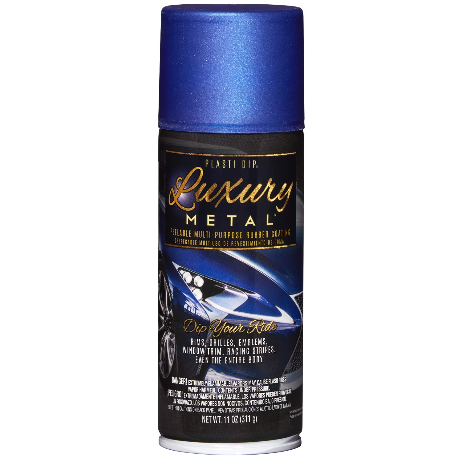 Plasti Dip Kunststoff/Gummifarbe, Sprühflasche, Luxus-Metall (metallisches Ultraschallblau) von Plasti Dip