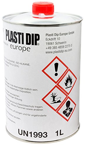 Plasti Dip Verdünner 1L lang ablüftend - empfohlen für Original Performix Plasti Dip USA von Plasti Dip