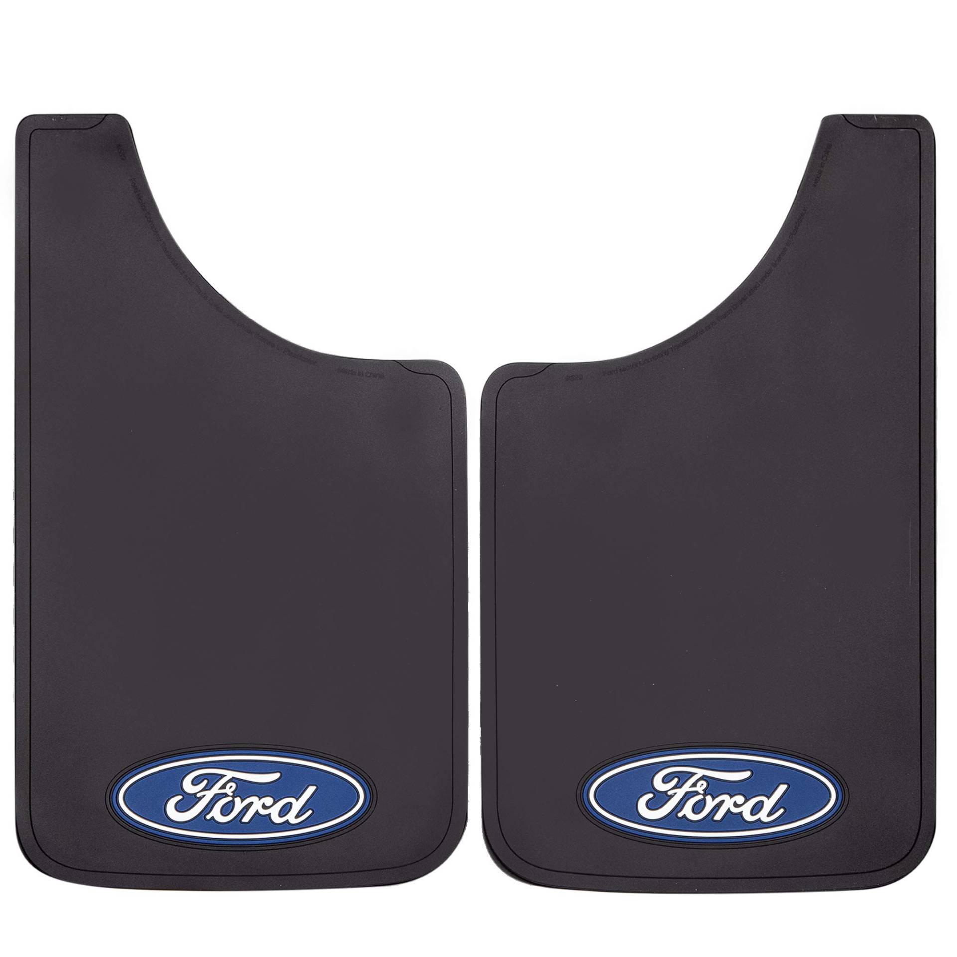 Plasticolor 000539R01 Ford Oval Logo Easy Fit Kotflügel 27,9 x 48,3 cm – 2 Stück, schwarz von Plasticolor