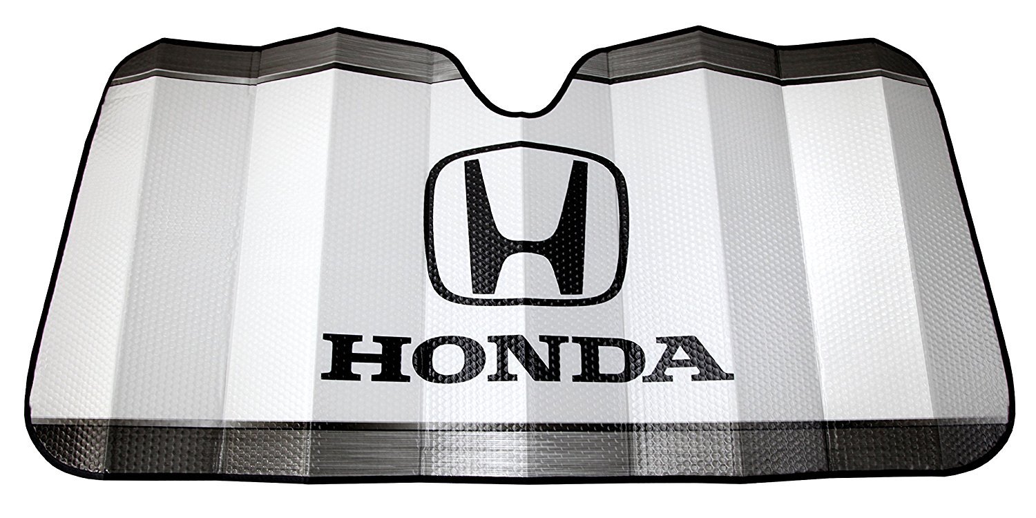 Plasticolor 003714R01 Honda Logo Weiß Akkordeon Stil Auto LKW SUV Frontscheibe Sonnenschutz von Plasticolor