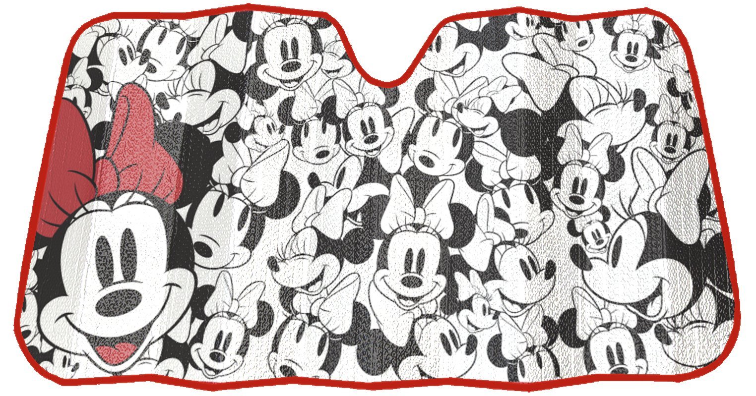 Plasticolor 003786R01 Disney Minnie Mouse Expressions Akkordeon Bubble Sonnenschutz, 1 Stück von Plasticolor