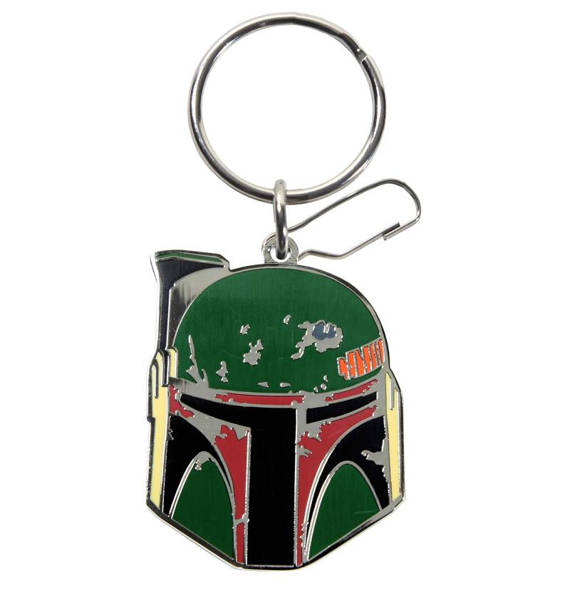 Plasticolor 004302R01 Star Wars Boba Fett Schlüsselanhänger, Grau von Plasticolor