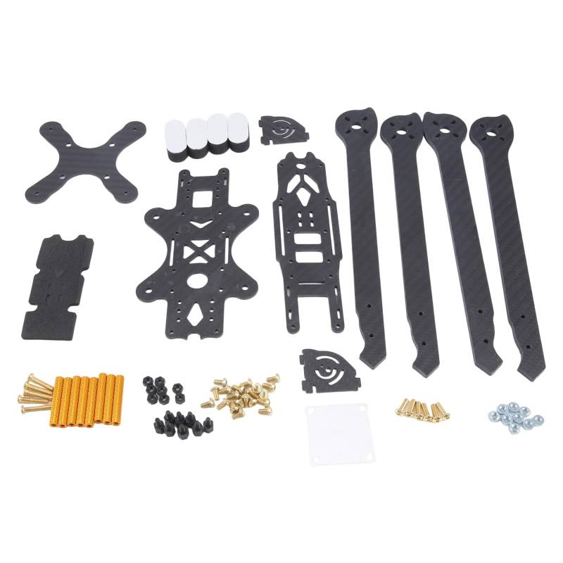 Plookyoe FüR XL9 9-Carbonfaser-Rahmen-Kit, Rack, 390 mm Radstand, UnterstüTzung 2212 2213 2216 Motor für FPV-Drohnen-Quadcopter von Plookyoe