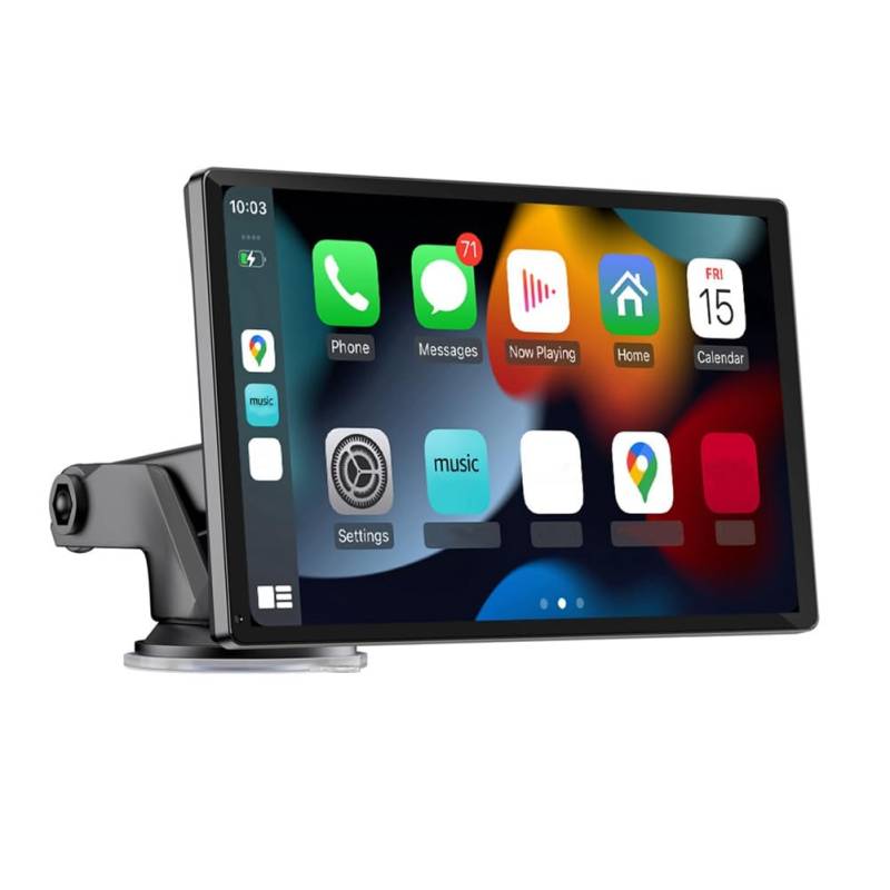 Plookyoe Universeller 9-Autoradio-Multimedia-Video-Player, Kabelloses Carplay und Kabelloses Android von Plookyoe