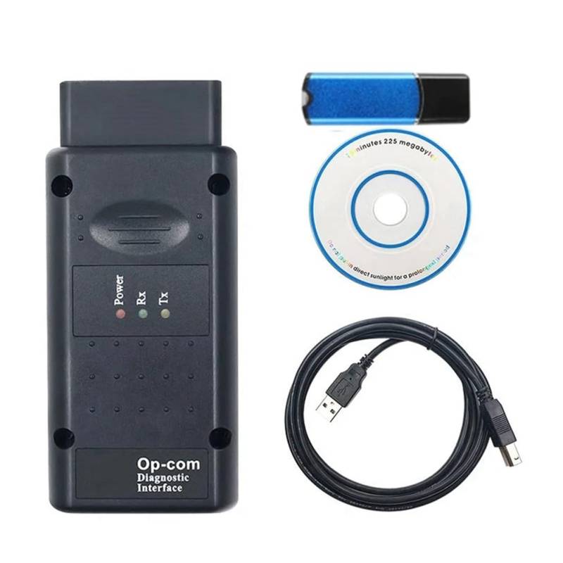 Pluuttiem OPCOM 2021 mit USB-Dongle-Diagnosetools Op-Com V1.95 Flash-Update Op Com V2021 für Opel-Autodiagnosetool von Pluuttiem
