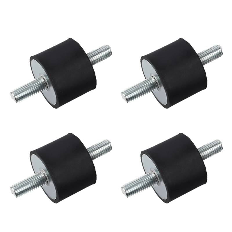 4PCS M10 40 * 30 Gummi-Stoßdämpferhalterungen, Antivibrations-Silentblock, Anti-Stoßdämpfer-Schwingungsdämpfer, Für Dieselmotoren, Luftkompressoren von Plyisty