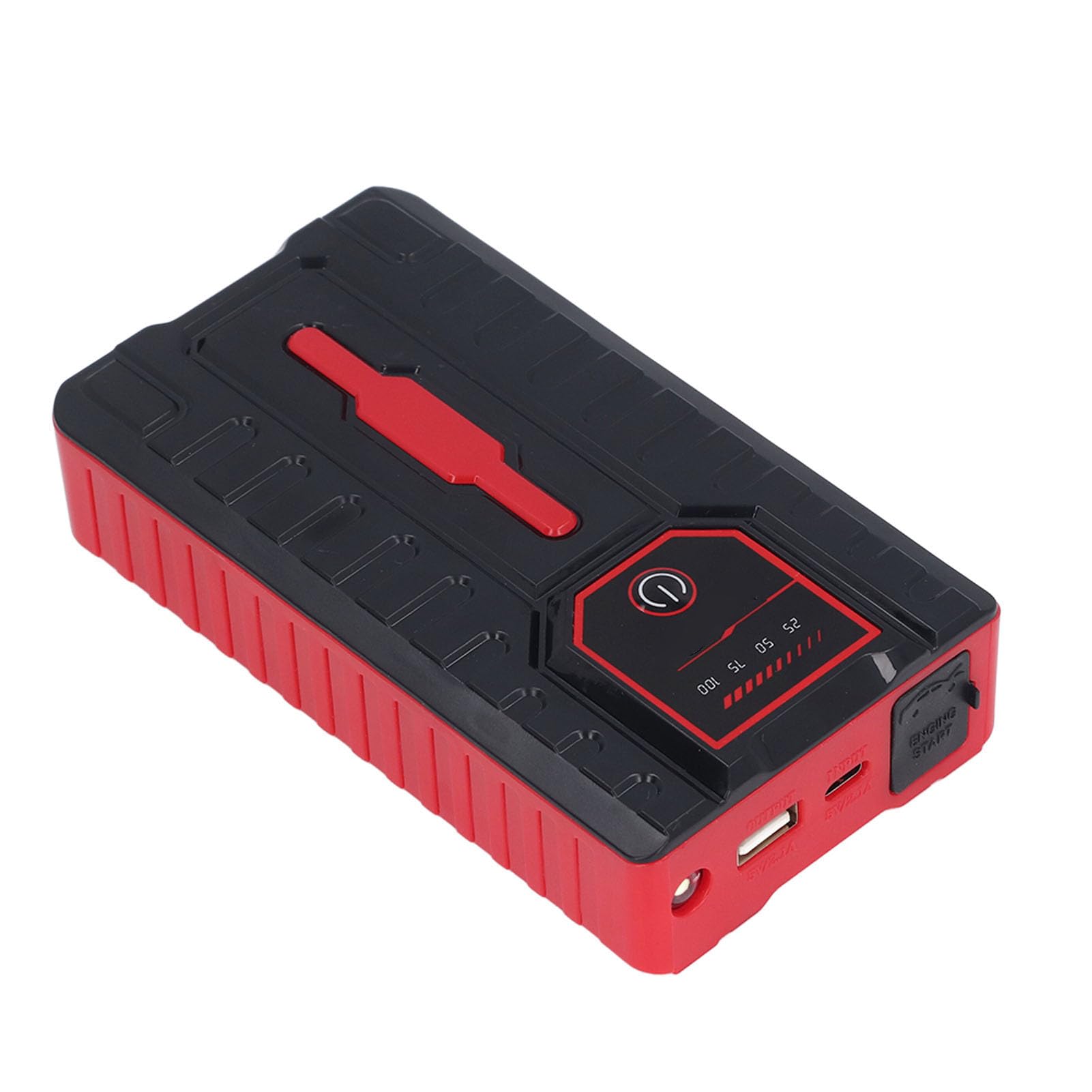 Tragbare Auto-Starthilfe, 20000 MAh 1000 A Batterie-Starthilfe, Tragbare 12-V-Starthilfe für 7 L Benzin und 5,5 L, mit LED-Taschenlampe von Plyisty