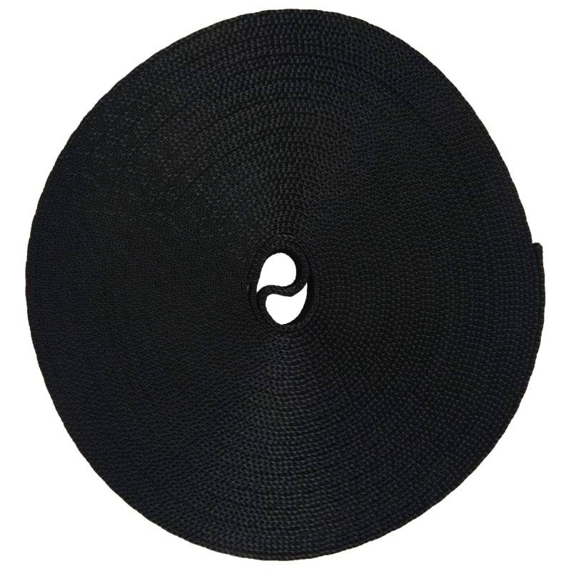 Pmandgk Black 10 Yards Nylon Gurtband Mehrzweckgurtband (25 Mm) Breite von Pmandgk