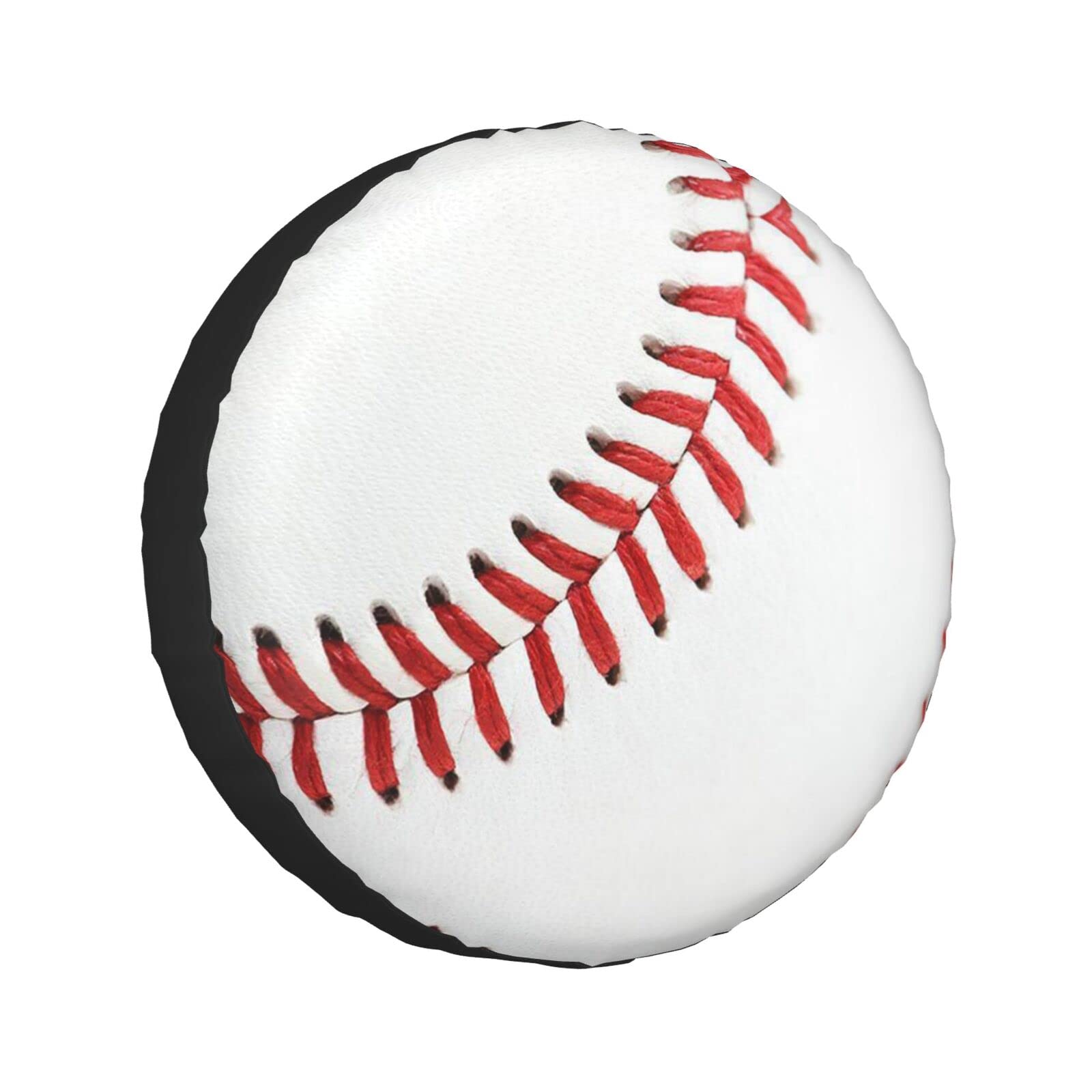 Baseball Lace Close Up Reserveradabdeckungen Wasserdichte Ersatzradabdeckung Protektoren für Anhänger, LKW, Wohnmobil, SUV, Universal alle Fahrzeuge, 35,6 cm (14 Zoll) von Pmnnerefaq