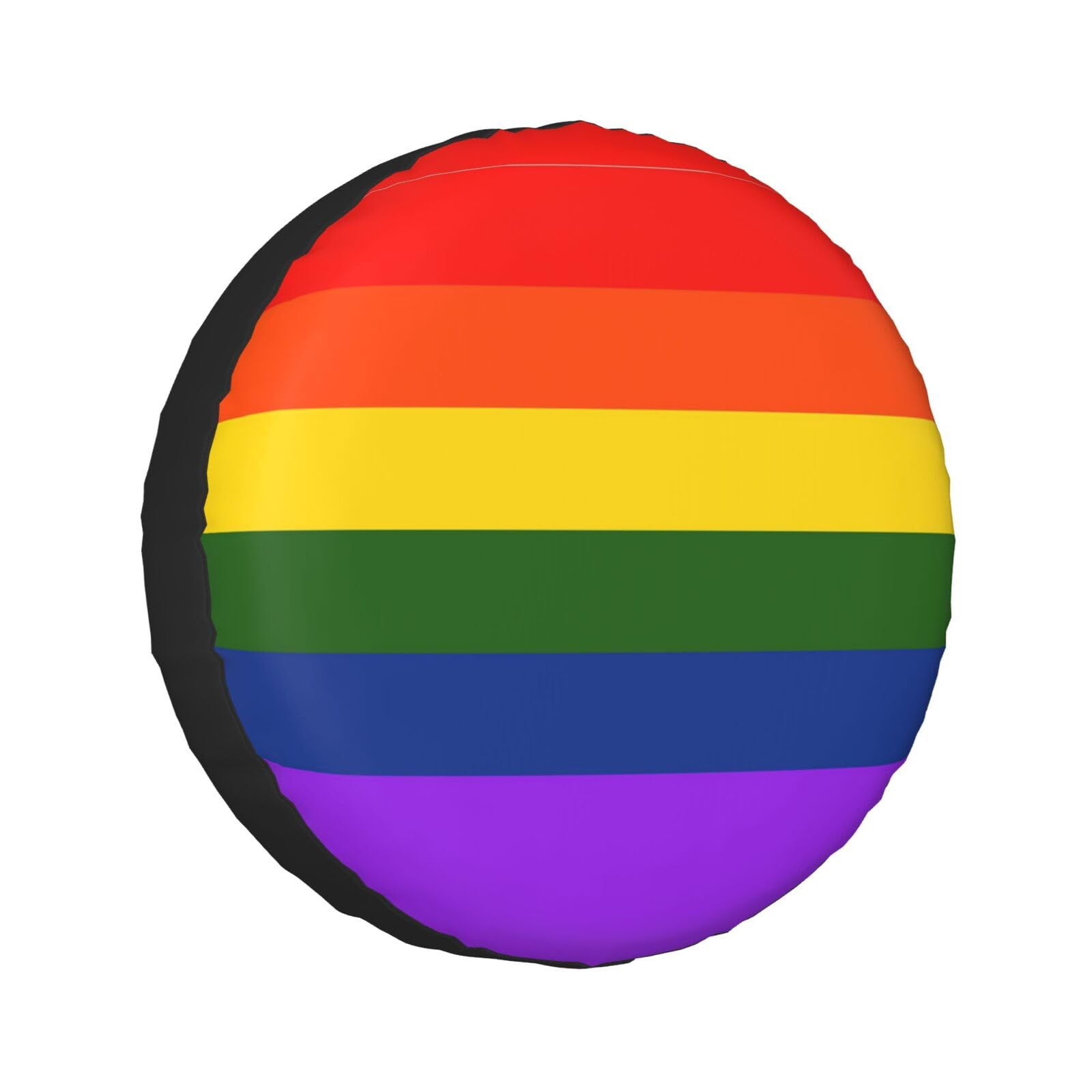 Ersatzradabdeckung mit Regenbogen-Flagge, wasserdicht, für Anhänger, LKW, Wohnmobil, SUV, universal, alle Fahrzeuge, 35,6 cm (14 Zoll) von Pmnnerefaq