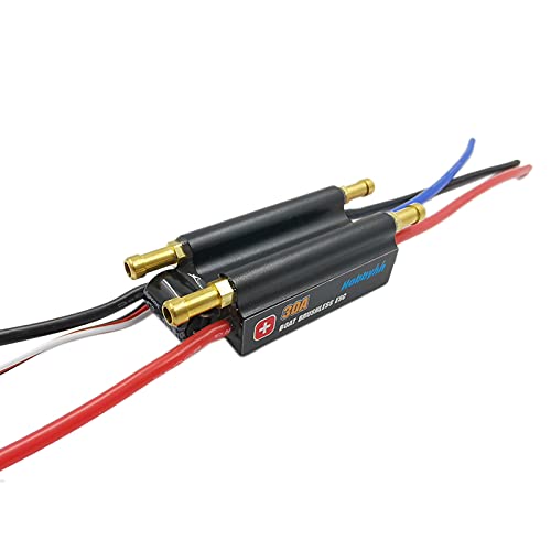 Pndjkkeeg Motor ohne Boot Rc ESC 30 A Geschwindigkeitsregler ESC ohne Bürste Halterung 2-6 S Lipo Auslauf 5 V/4 A für RC Boot von Pndjkkeeg