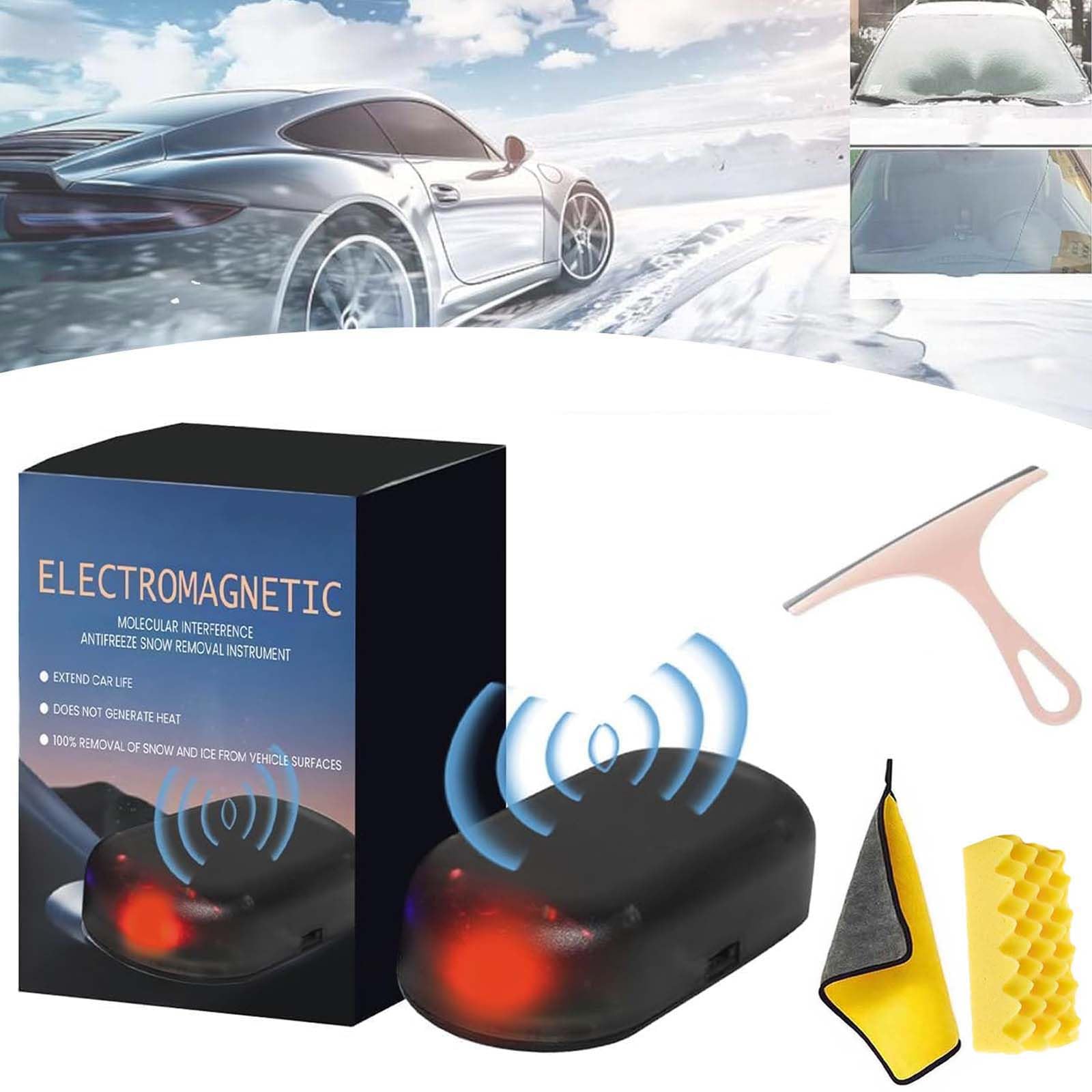 Pnedeodm Elektromagnetische Wellen Als Frostschutz - Und SchneeräUmgeräT, Elektromagnetischer Auto-Enteiser, Kinetische Molekularheizung, Tragbarer Kinetischer Molekularheizer (B-1Stück) von Pnedeodm