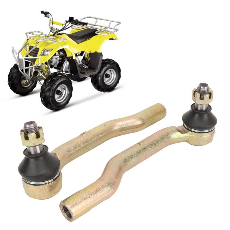 1 Paar M12 M10 Spurstangenkopf-Kugelgelenk, Geräuschreduzierung Vibrationsreduzierung Spurstangenkopf-Kugelgelenk für 110c c 125c c 150c c Dirt Bike Go Kart Dune von Pnuaticm