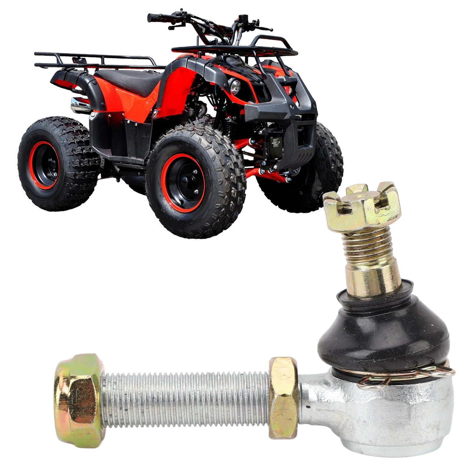 14-mm-Bolzen-Spurstangenkopf-Kugelverbindung mit versiegelter Buchse für Quad Dirt Bike ATV Go Kart von Pnuaticm