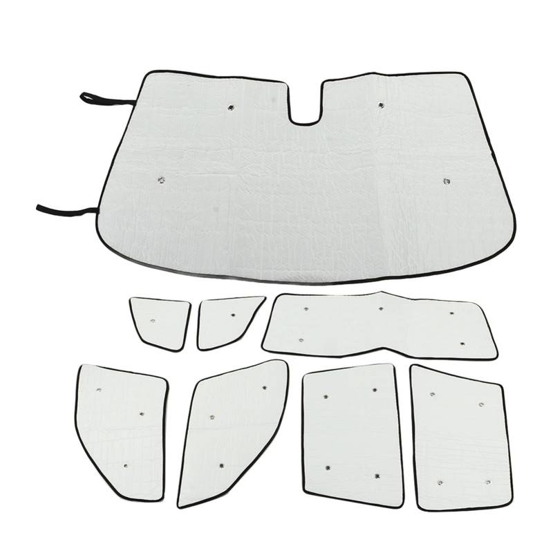 8 Stück Auto-Windschutzscheiben-Sonnenschutz, Sonnenschutz für Autofenster, Sonnenblende, Hitzeschutz, ELD-Abdeckung mit Saugnäpfen für X3 E83 2006 2010 von Pnuaticm